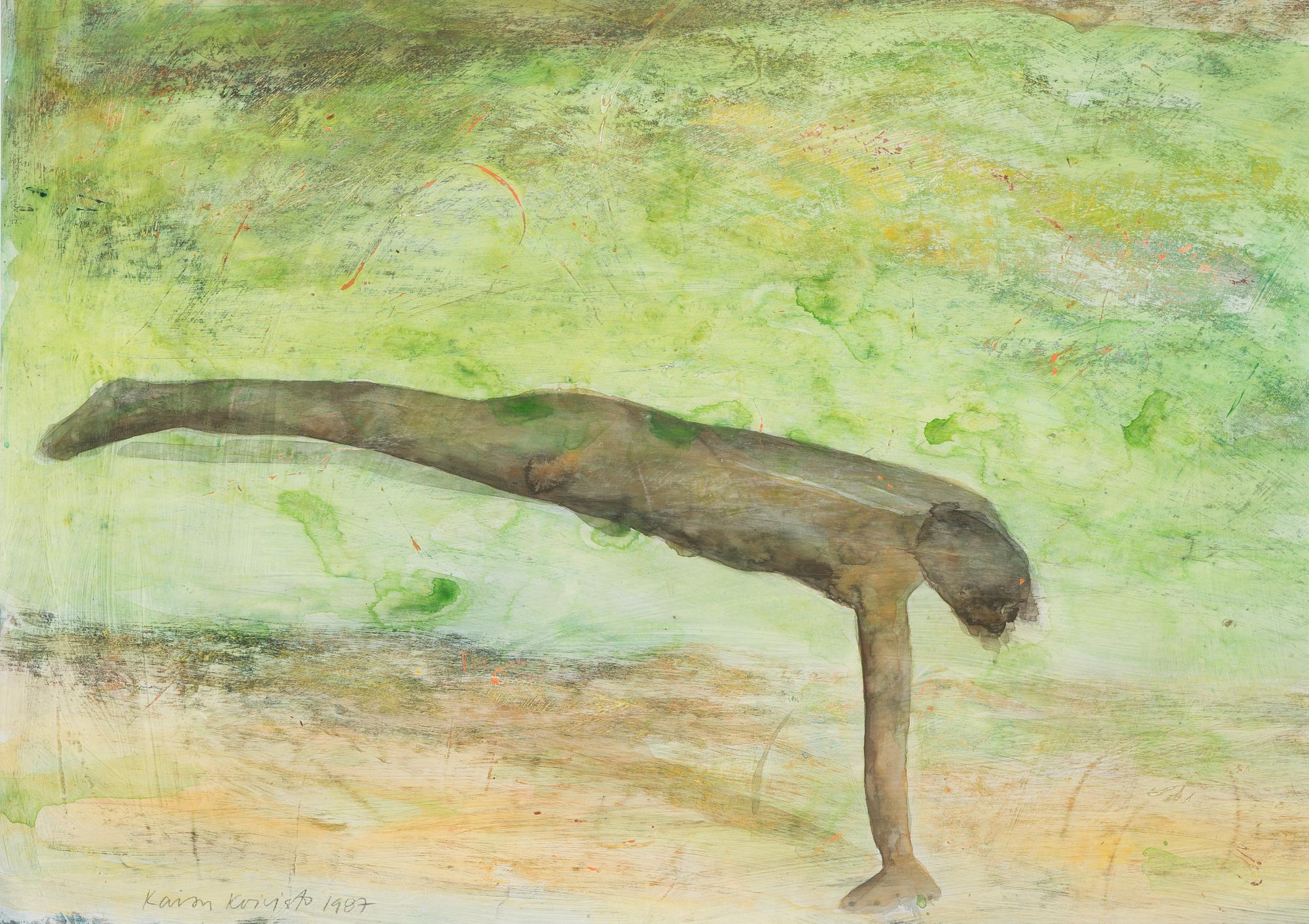 Kaisu Koivisto, acrylic, signed and dated 1987.