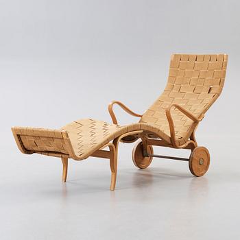 Bruno Mathsson, a beech lounge chair, Värnamo, Sweden 1950's.