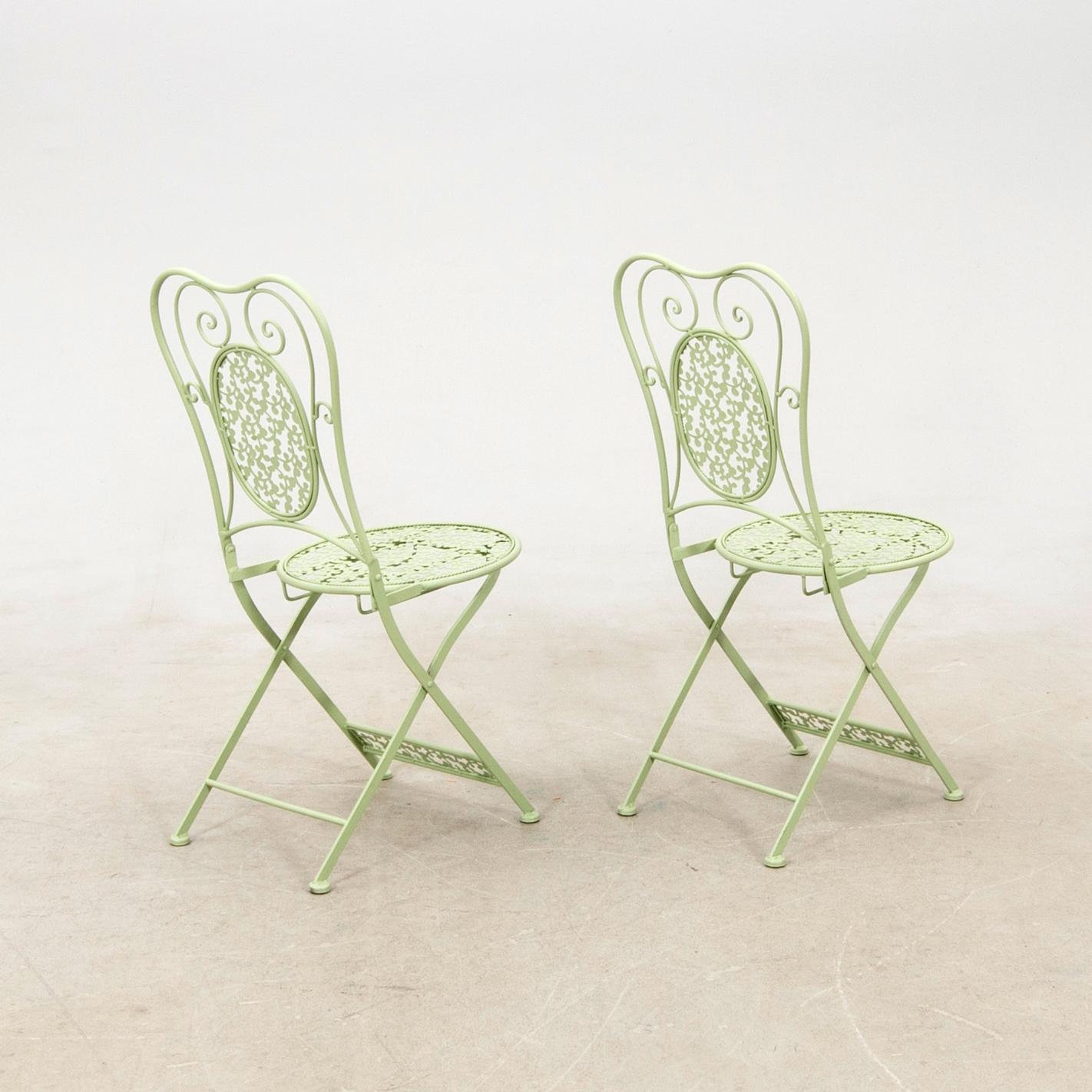 Garden set, 3 pieces, late 20th century.