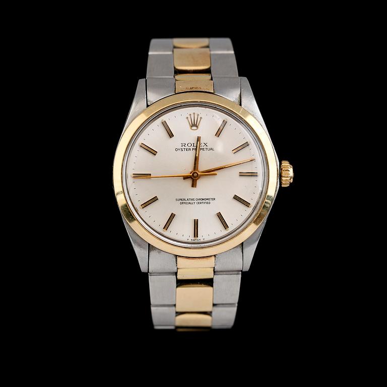 ARMBANDSUR, stål/guld på stål, Rolex, Oyster Perpetual, Superlative Chronometer Officially Certified.