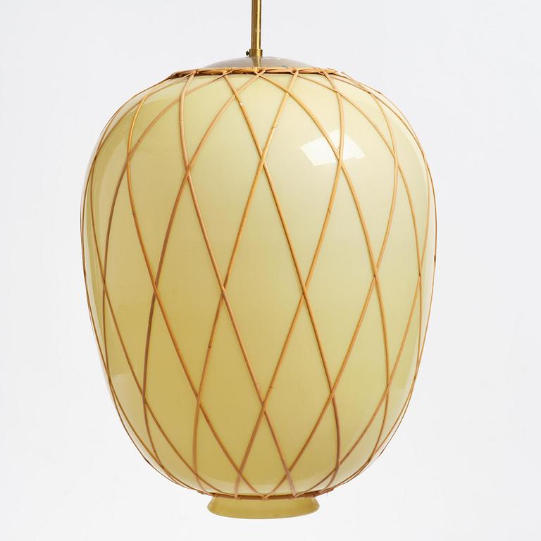 Harald Notini, a ceiling lamp model "11555", Arvid Böhlmarks Lampfabrik, Stockholm, 1940s.