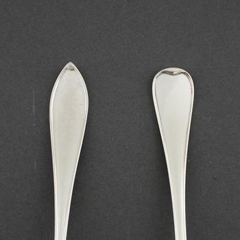 19 pieces of silver cutlery, first half of/mid 20th century.