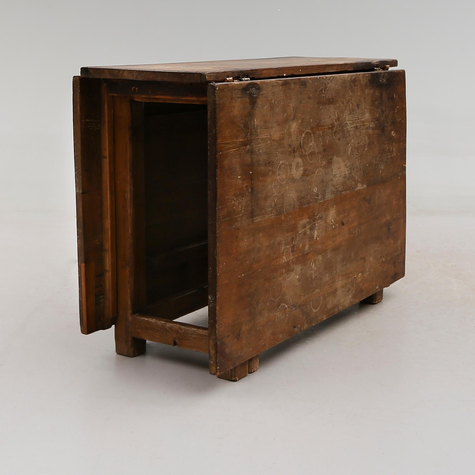 SLAGBORD, 1800-talets andra hälft.