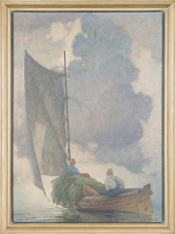 Ragnar Ungern, Couple on a sailing boat.
