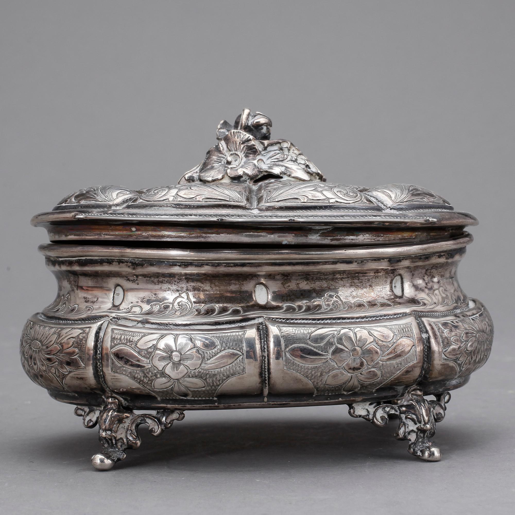 SOCKERSKÅL, silver, 1932, vikt ca 268 g.