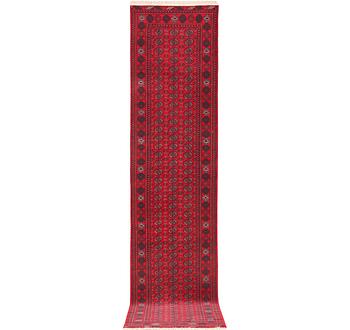 Gallerimatta, Afghan, ca 390 x 83 cm.