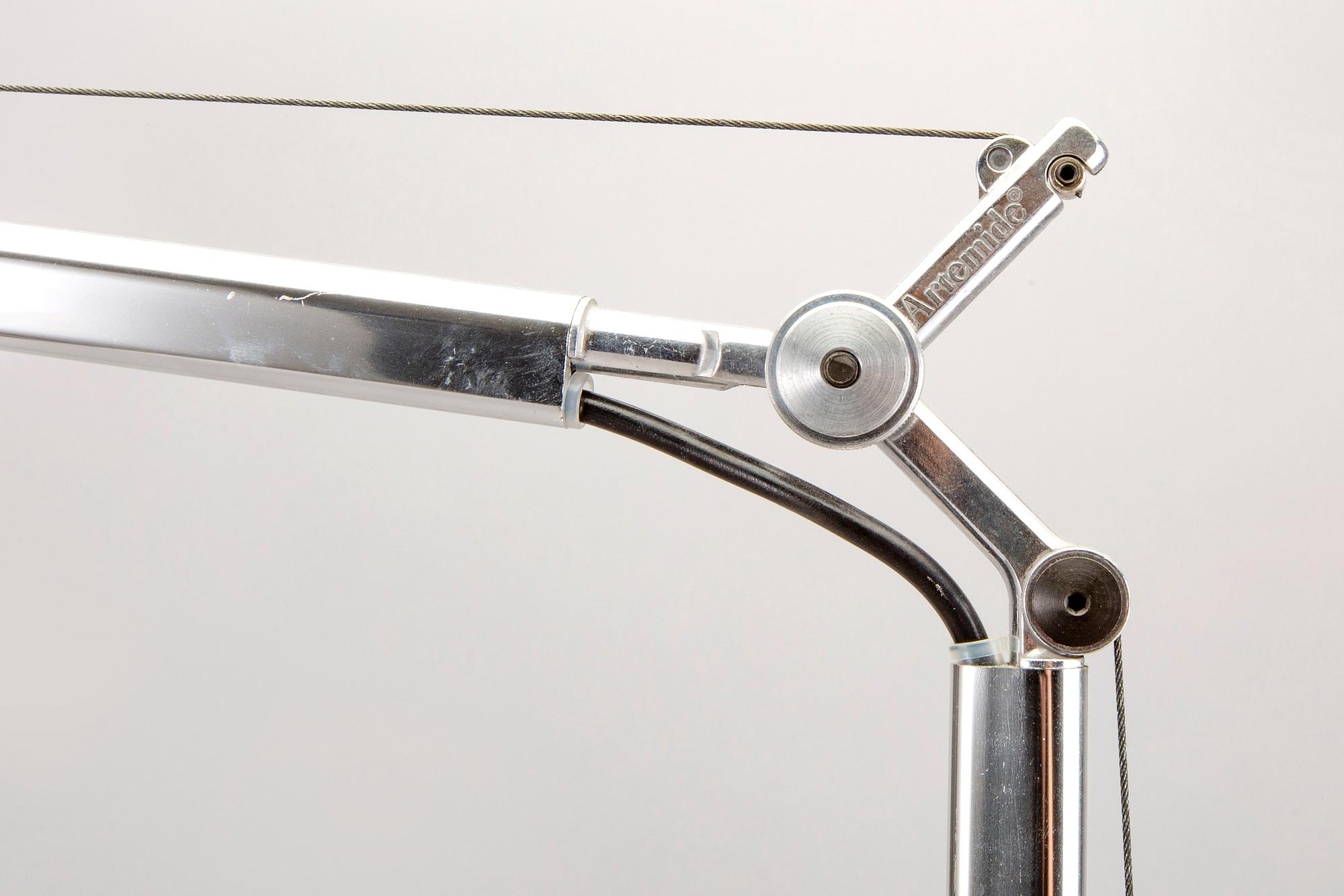 Michele De Lucchi & Giancarlo Fassina, bordslampor/golvlampor, ett par, "Tolomeo", Fassina, Artemide Italien.