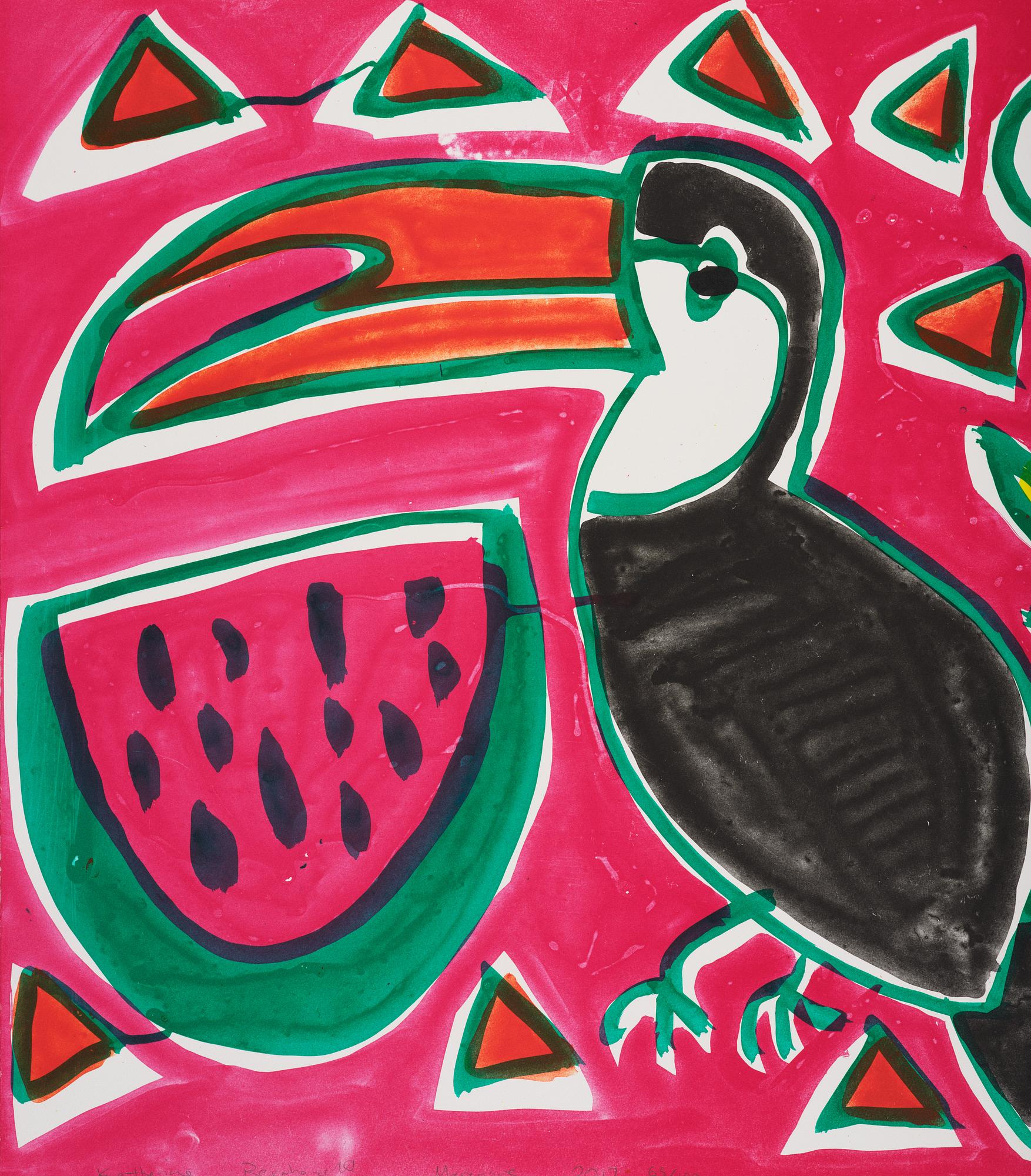 Katherine Bernhardt, "Merengue".