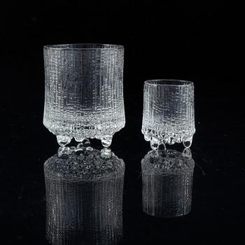 Tapio Wirkkala, glasservis 52 delar, "Ultima Thule", Iittala, Finland, 1900-talets andra hälft.