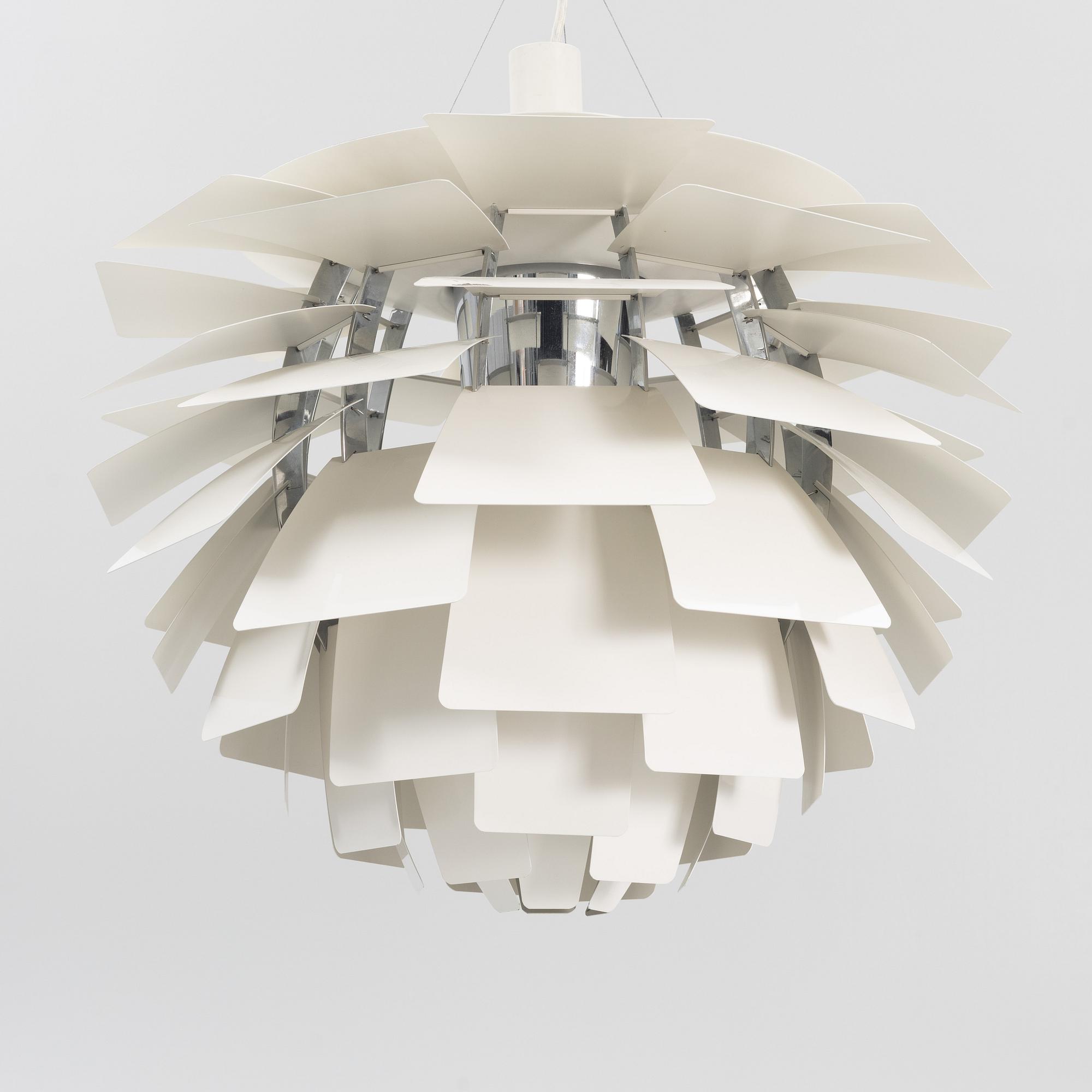 Poul Henningsen, taklampa "PH-Kotte / PH Artichoke", Louis Poulsen, Danmark.