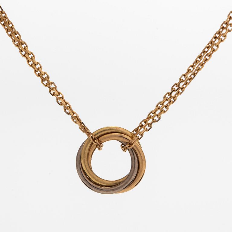 Cartier, an 18K gold 'Trinity' necklace, model mini.