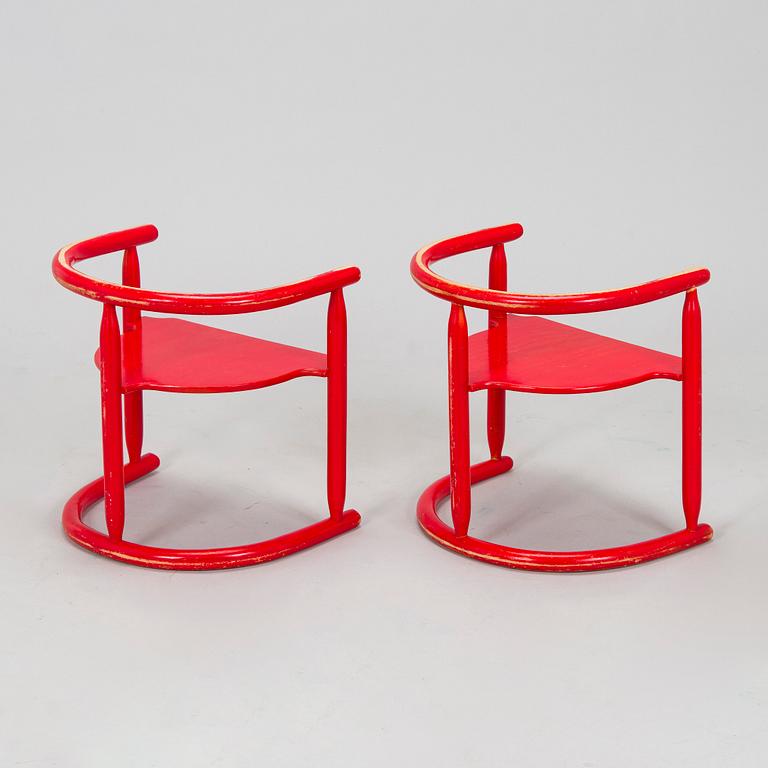 Karin Mobring, a children's beech wood furniture set, 'Anna', IKEA, Sweden,.