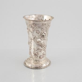 Cup, low-grade silver, Germany circa 1900.