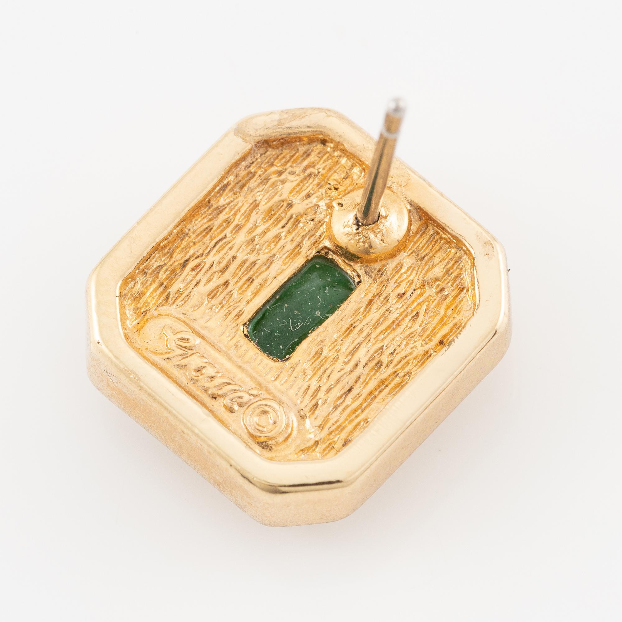 Christian Dior, collier och örhängen, ett par, vintage.