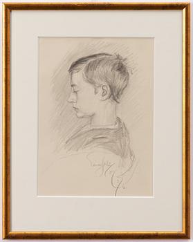 Einar Jolin, Pojke i profil.