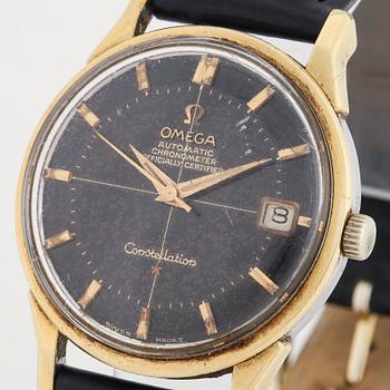 Omega, Constellation, Chronometer, "Pie-Pan", armbandsur, 34 mm.