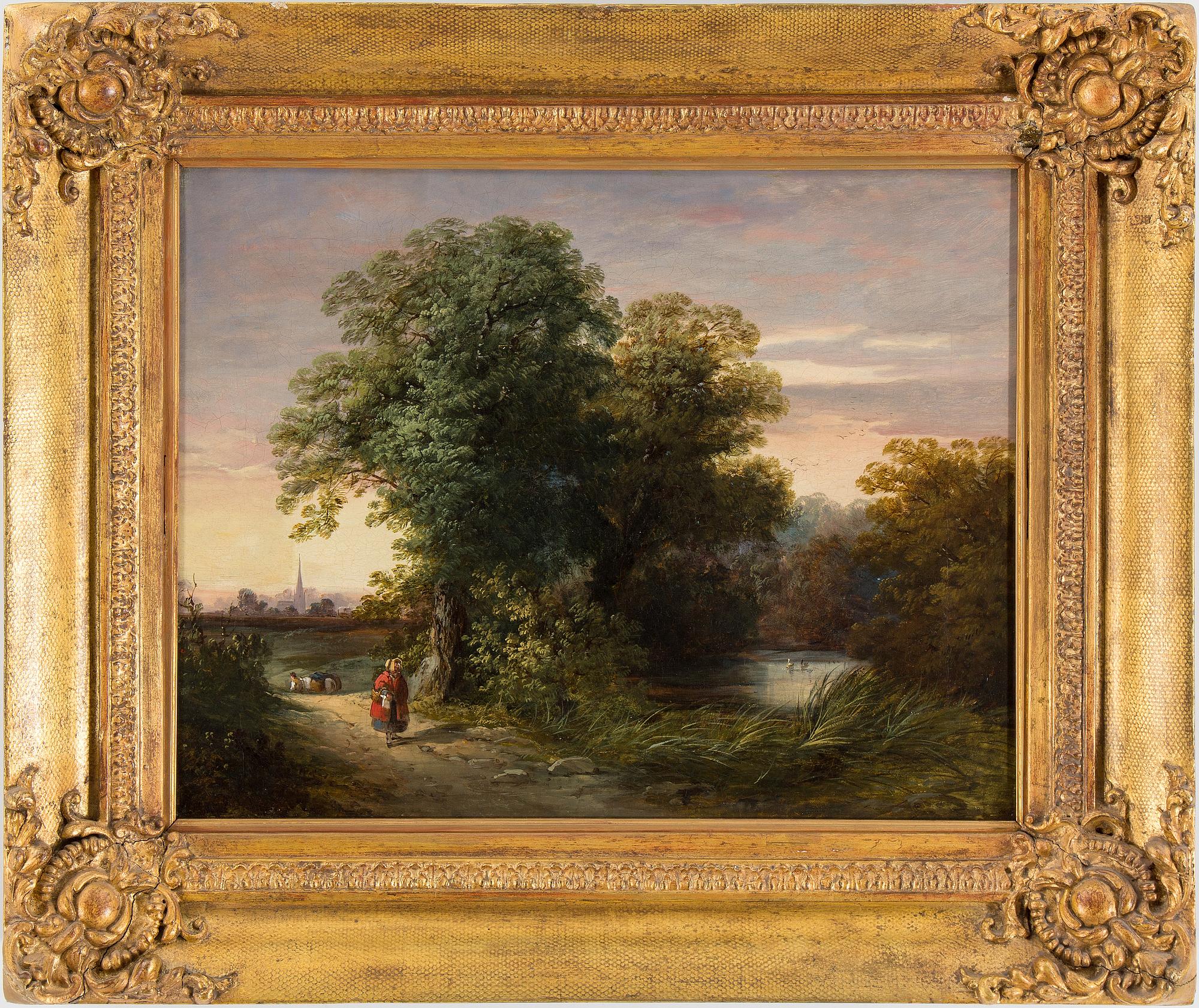 JAMES ARTHUR O'CONNOR, attributed to, oil on canvas, not signed.