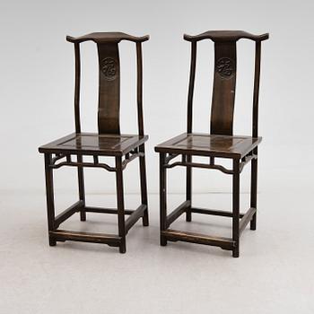 STOLAR, 1 par, orientaliska, 1900-tal.