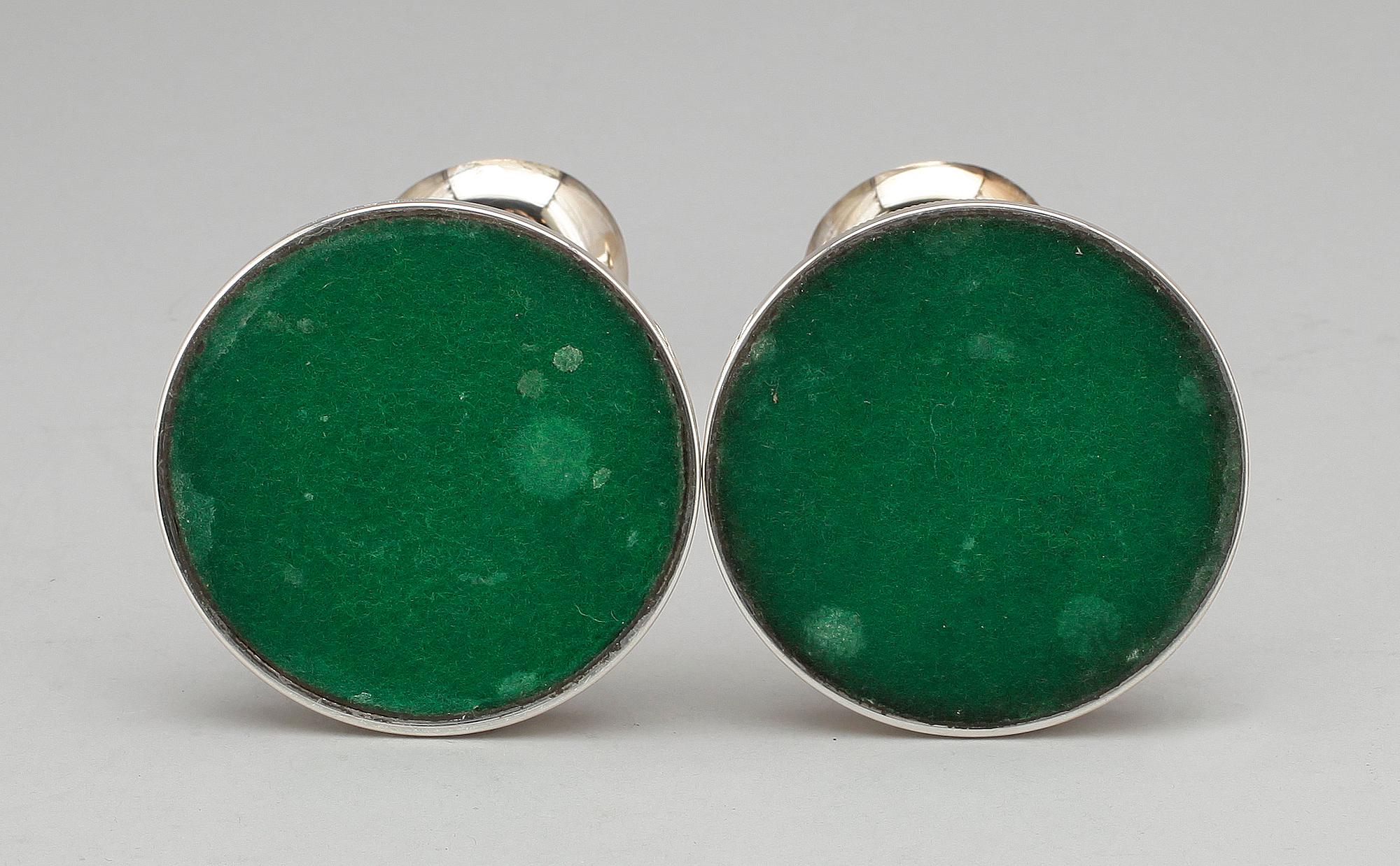 LJUSSTAKAR, ett par, silver, Eric Löfman för MGAB, Uppsala, 1977.