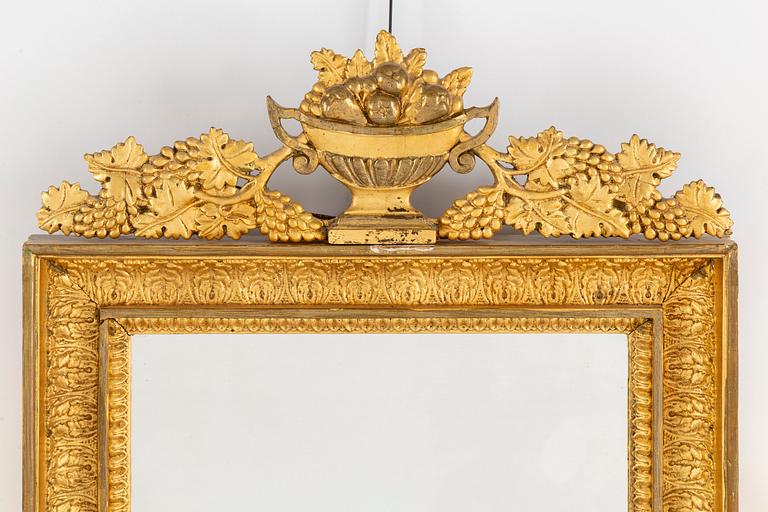 An early 19th century mirror sconce from Gothenburg.