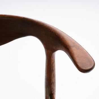 Knud Faerch, stolar, sex stycken "Cowhorn", Slagelse Møbelvaerk, Danmark, 1950-60-tal, modell 251.