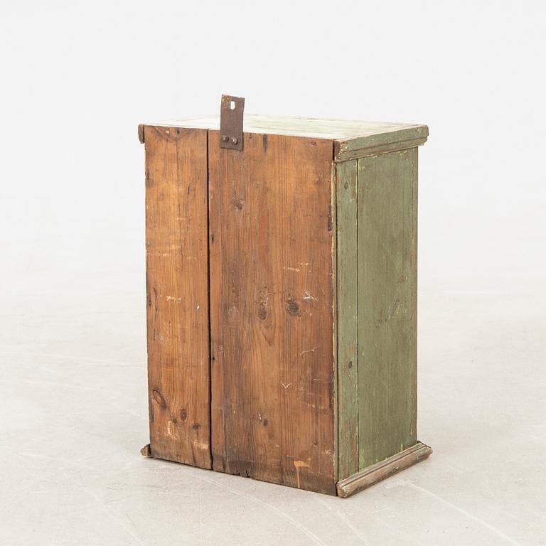 Wall cabinet, late 19th century.