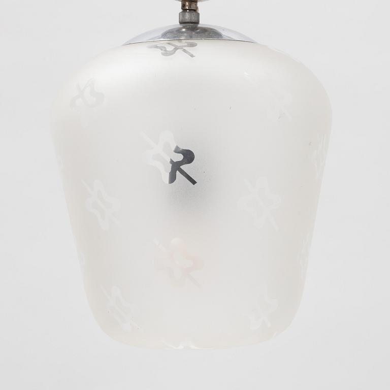 A Swedish Modern ceiling light, 1940s.
