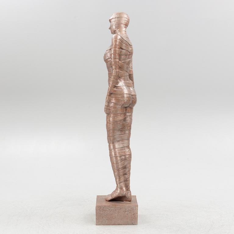 Decorative sculpture, patinated aluminium, Art People Gallery Paris.