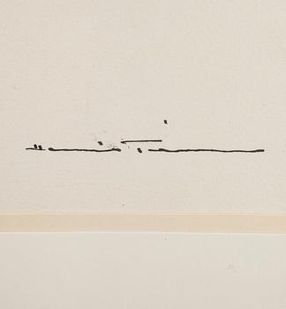 HENRIK TIKKANEN, tusch och akvarell, signerad.