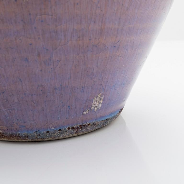 Michael Schilkin, a stoneware vase, signed Schilkin Arabia.