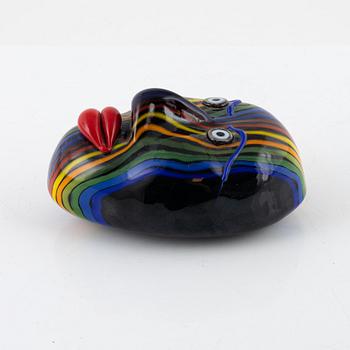 Jan-Erik Ritzman, a glass sculpture, Transjö, Sweden, signed.