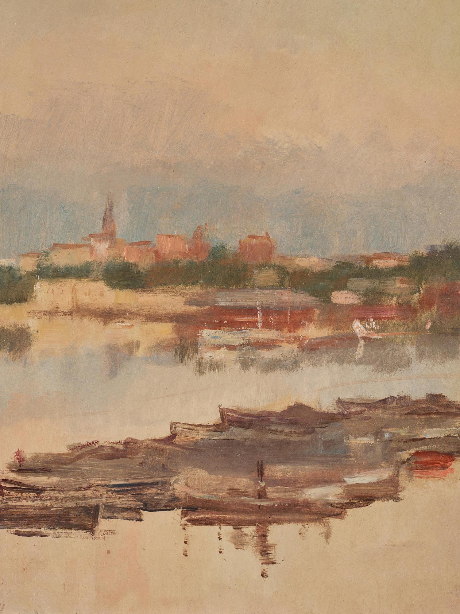 Lotte Laserstein, Vy mot Skeppsholmen, Stockholm.