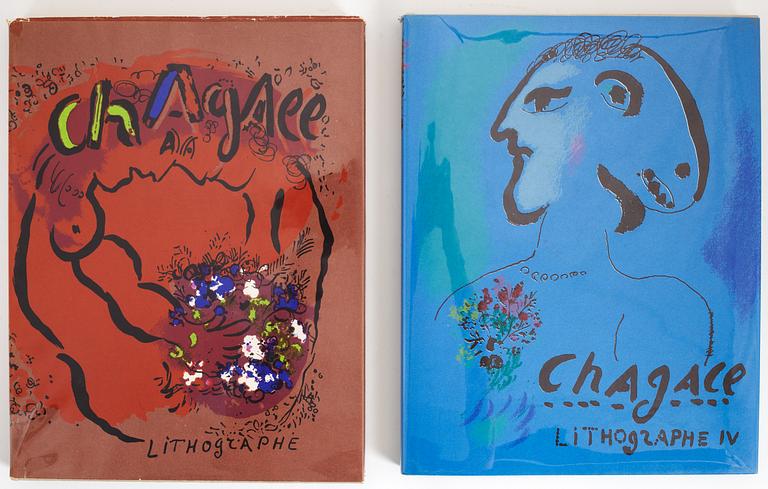 Marc Chagall, four reference works.