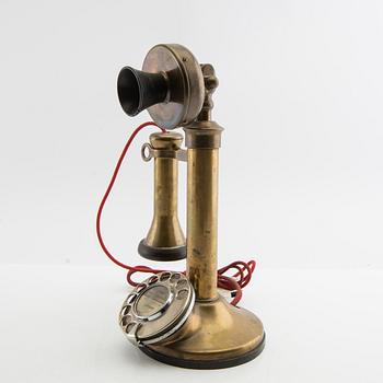 Table telephone Mc Berty & co "Candlestick" early 20th century.