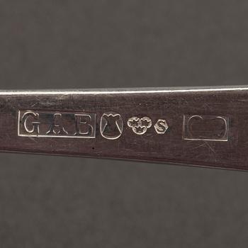 BESTICKSERVIS, silver, "Rosenholm", ca 93 delar, GAB, 1960-tal,