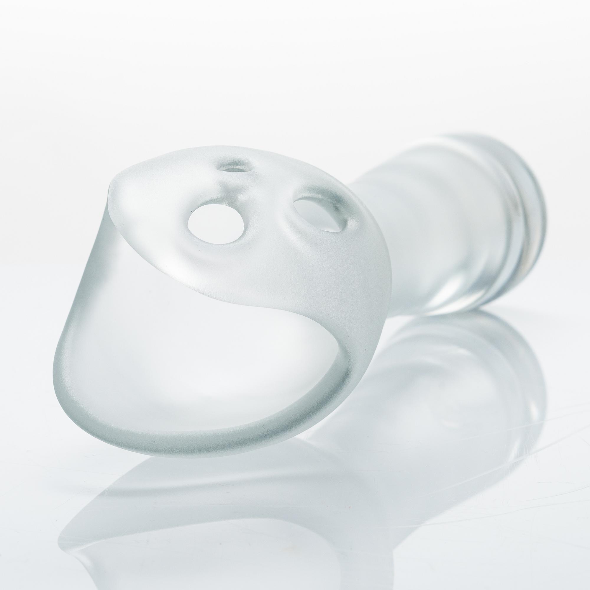 Timo Sarpaneva, konstglas, signerad Timo Sarpaneva 1956. Iittala.