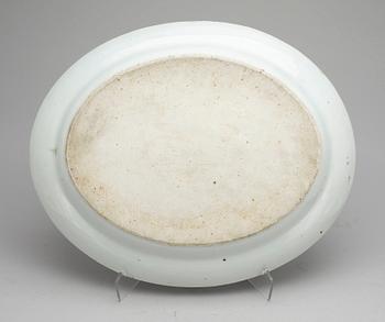 STEKFAT, porslin, Kina, Jiaqing, (1796-1820).