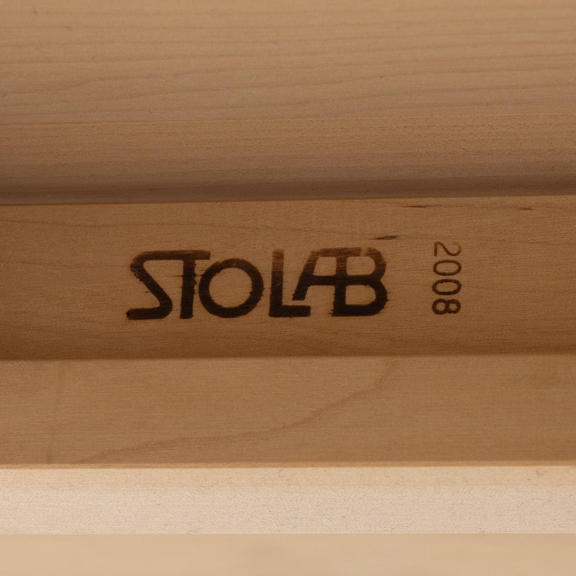 Marit Stigsdotter, matbord samt stolar 6 st "Allegro" för Stolab daterat 2008.