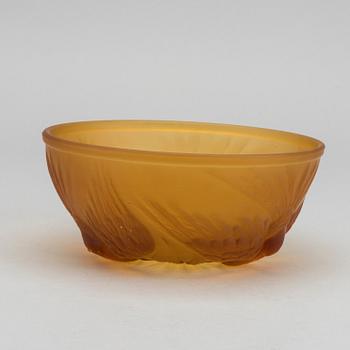 JAMES A. JOBLING & CO, a moulded Art Deco glass bowl.