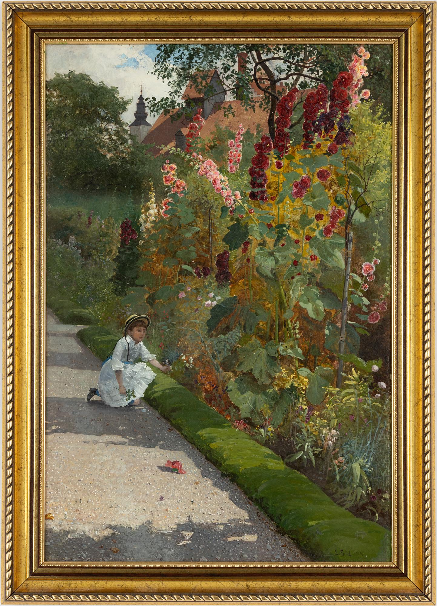 Ludvig Frid, DBW.s Botaniska trädgård, Visby.