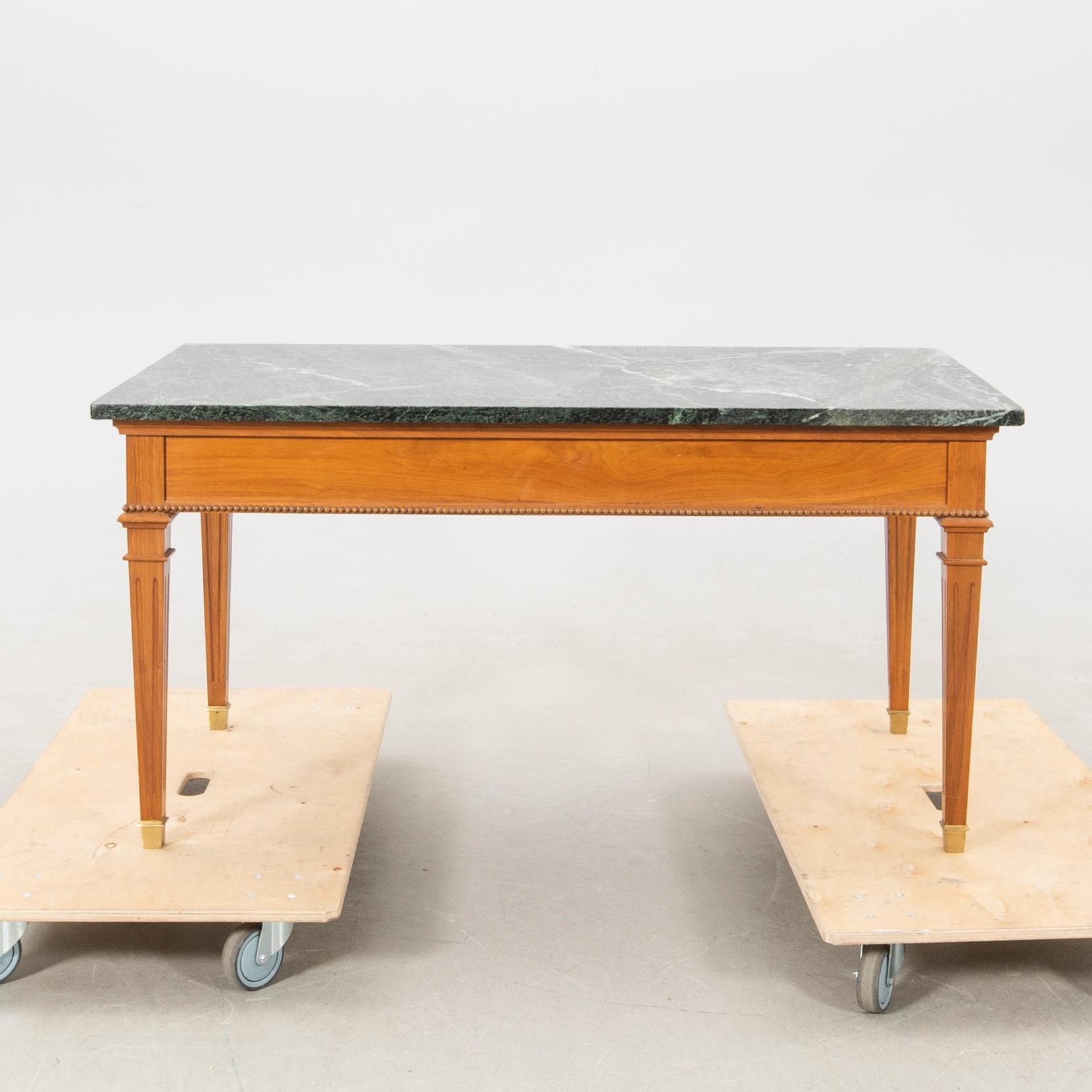 Table/Library table Gustavian style 1960s.
