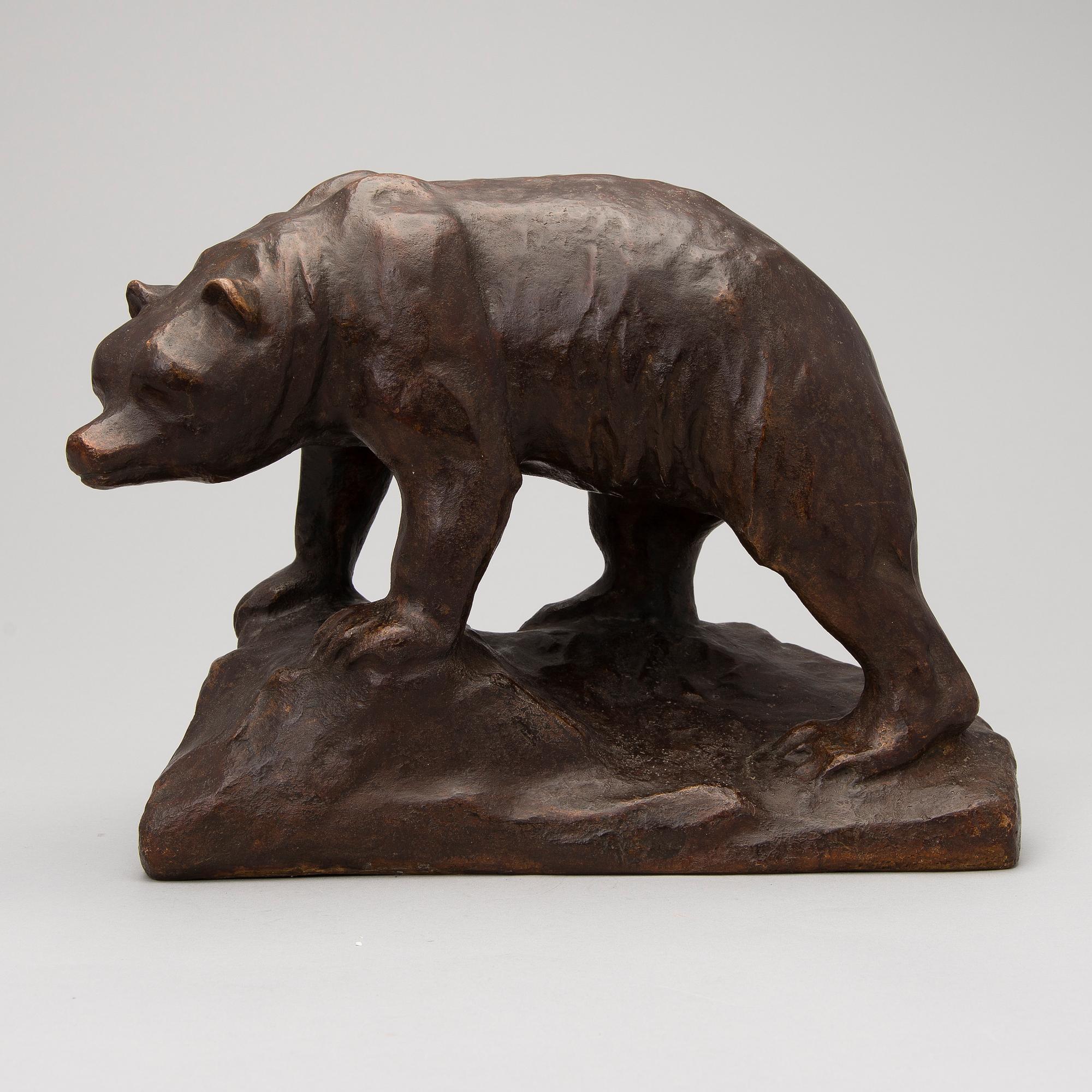 bronze, signed and numbered 16/30, later cast by Wikström museum at Visavuori.