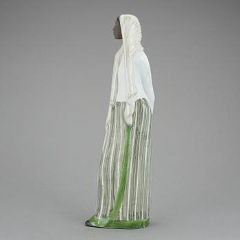FIGURIN, keramik, Mari Simmulson, Uppsala Ekeby, 1950-tal.