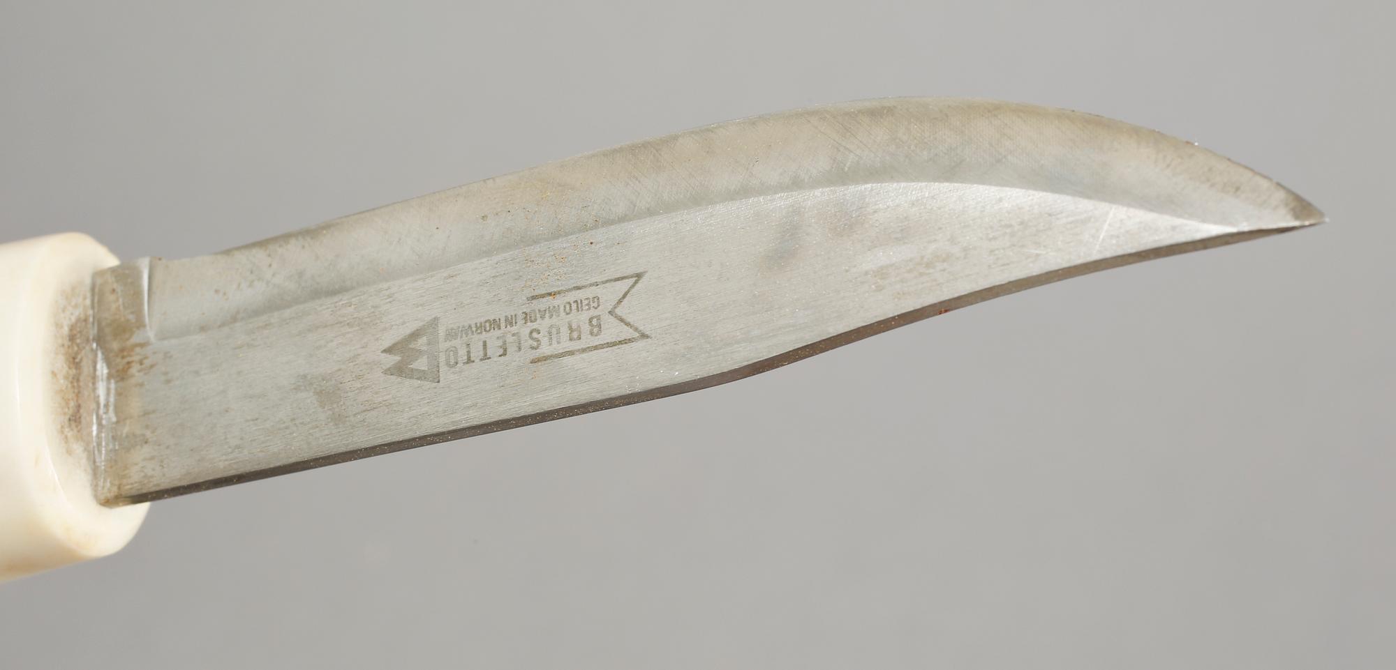 SAMEKNIVAR, 2 st, Anders Sunna, signerade, 1900-talets andra hälft.