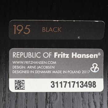 Arne Jacobsen, three chairs, "The Seven", Republic of Fritz Hansen, 2017.