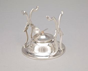 SÅSKANNA MED RECHAUD, sterlingsilver, Mexico, 1900-tal. Totalvikt ca 725 g.