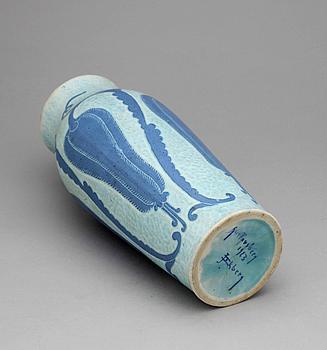 VAS, flintgods, "Sgraffito", Josef Ekberg, Gustavsberg, 1923.