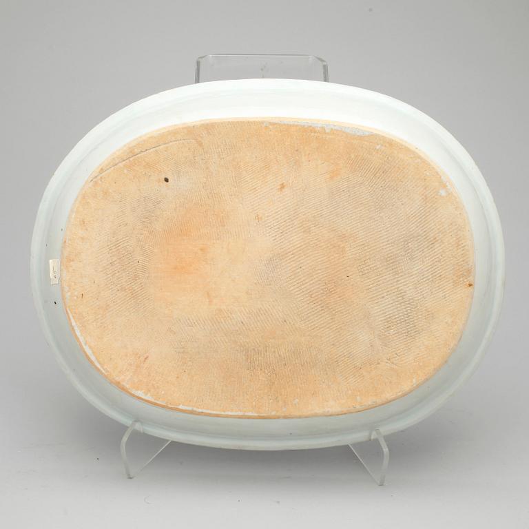 STEKFAT,  2 st, porslin, Kina, Qingdynastin, Qinalong, 1700-tal.