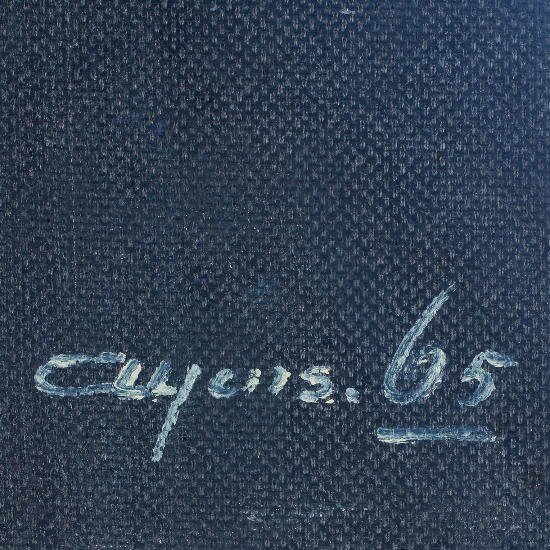 JAN SIGFRID ALFONS CARLSSON, olja på pannå. Signerad och daterad 65.