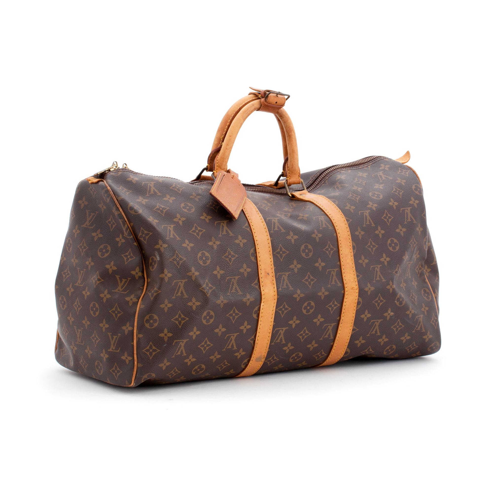 LOUIS VUITTON, a monogram canvas weekendbag, "Keepall  50".